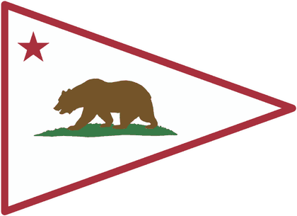 Burgee of the Monterey Peninsula Yacht Club.